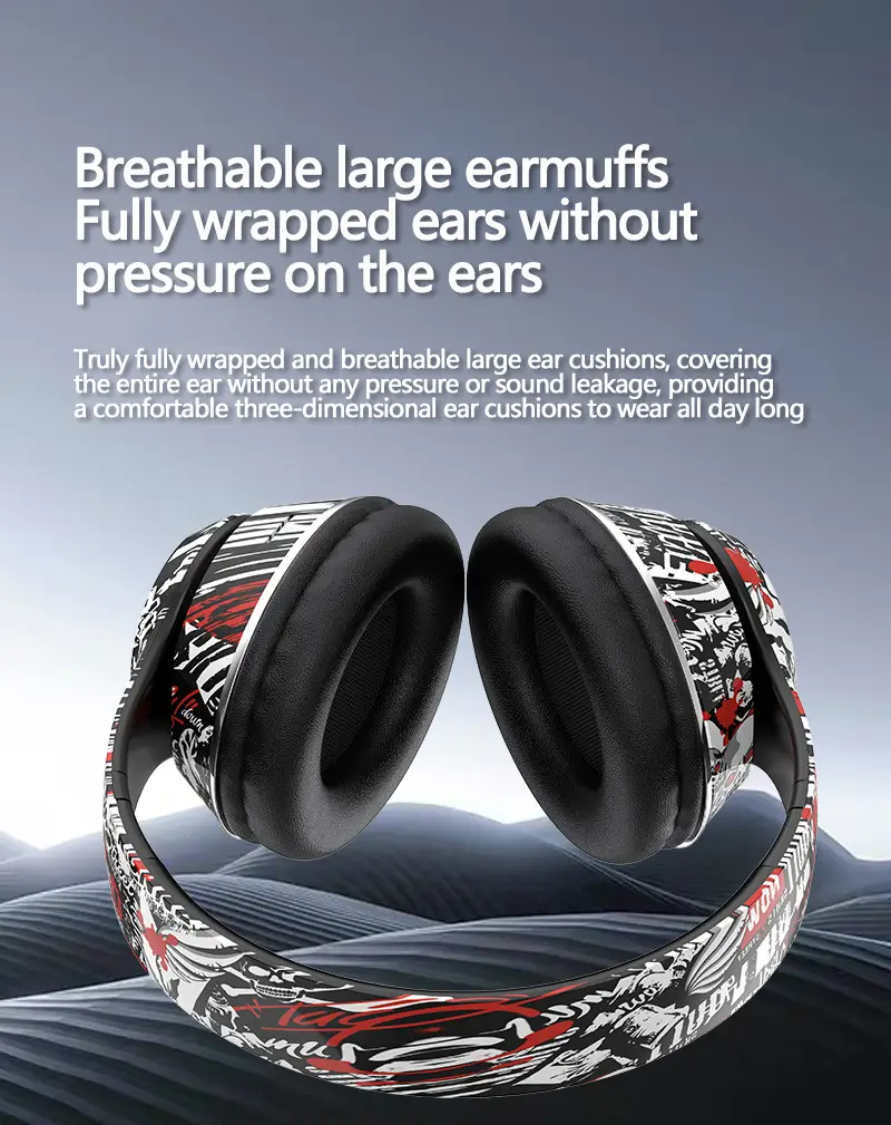 Wireless Painted Bluetooth Headset with Foldable Design β feature 10