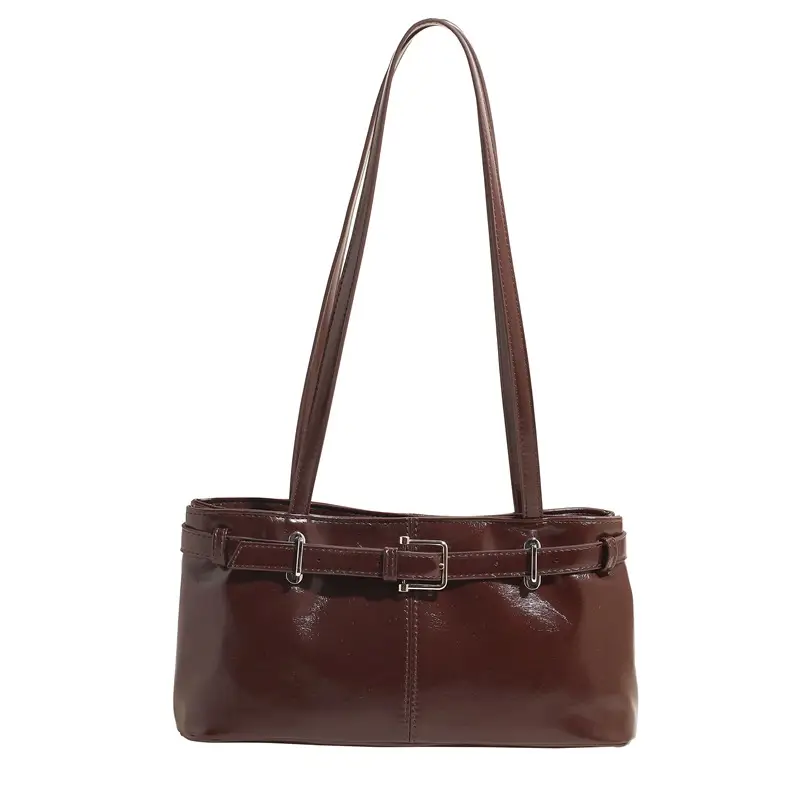 Black Belt Buckle Women's Shoulder Bag 2024 - Image 10