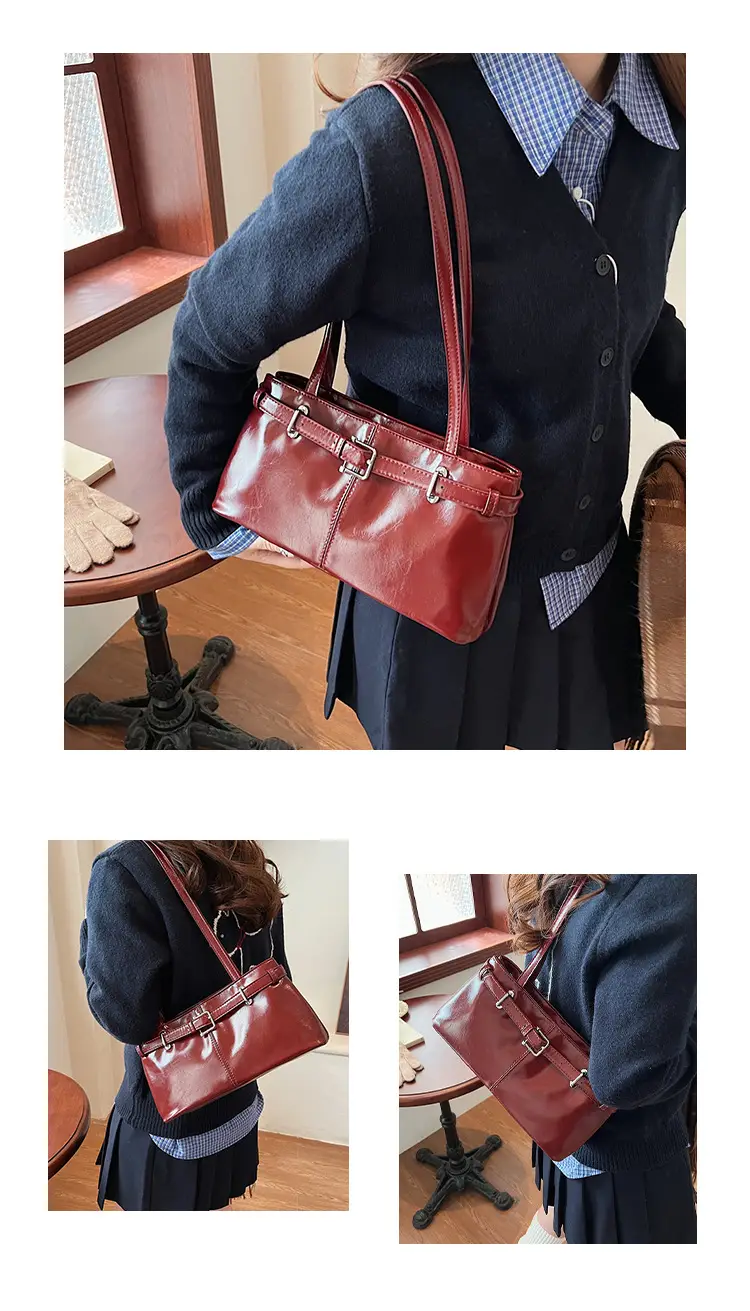 Black Belt Buckle Women's Shoulder Bag 2024 — feature 13