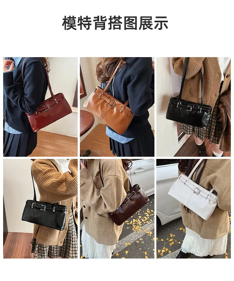 Black Belt Buckle Women's Shoulder Bag 2024 — feature 8