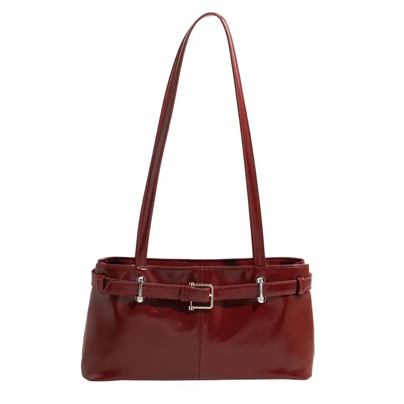Black Belt Buckle Women's Shoulder Bag 2024 - Image 3