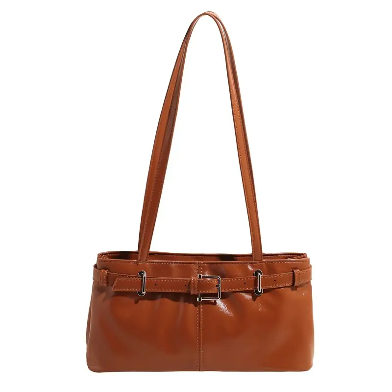 Black Belt Buckle Women's Shoulder Bag 2024 - Image 4