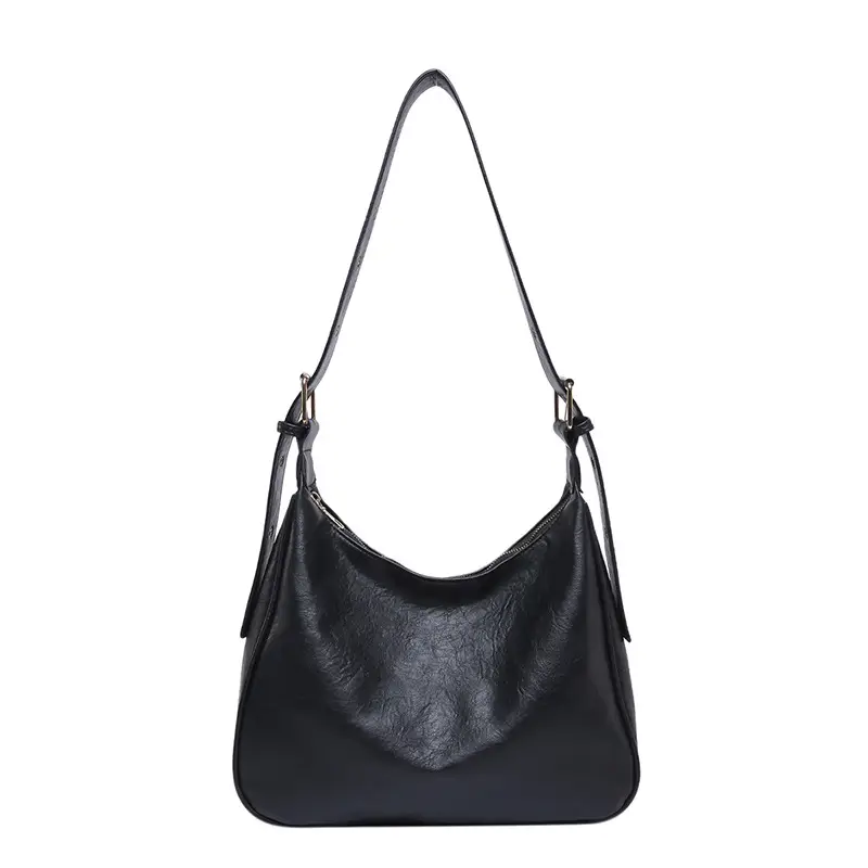 Black Korean Style Large Capacity Commuter Tote Bag - Image 7