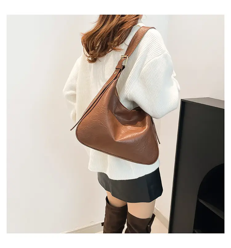 Black Korean Style Large Capacity Commuter Tote Bag — feature 27