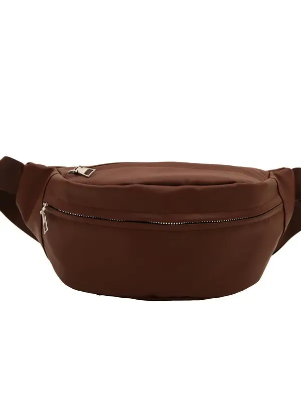 Retro Beige Chest Crossbody Bag 2024 New Fashion