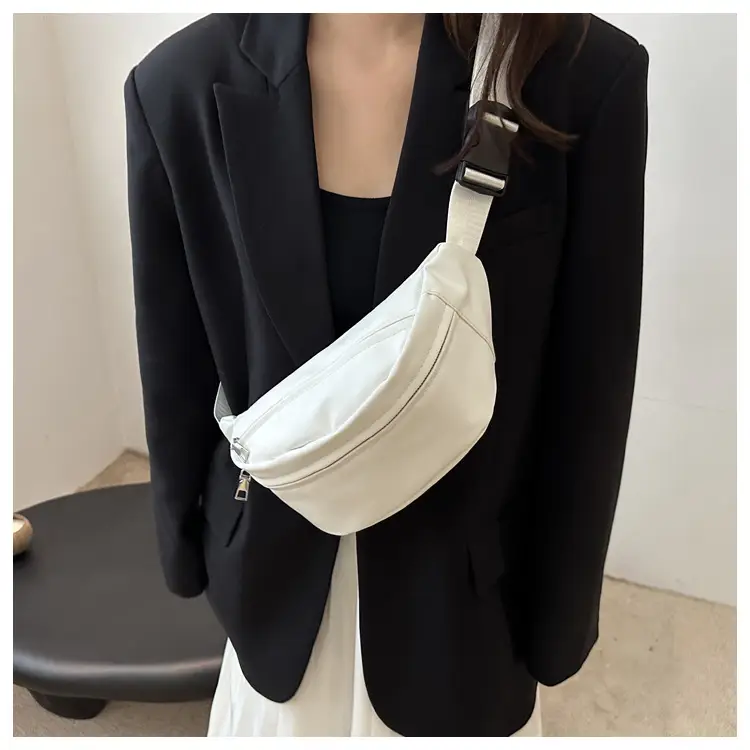 Retro Beige Chest Crossbody Bag 2024 New Fashion — feature 12