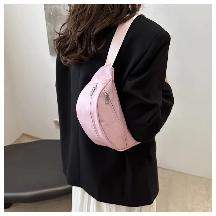 Retro Beige Chest Crossbody Bag 2024 New Fashion — feature 13