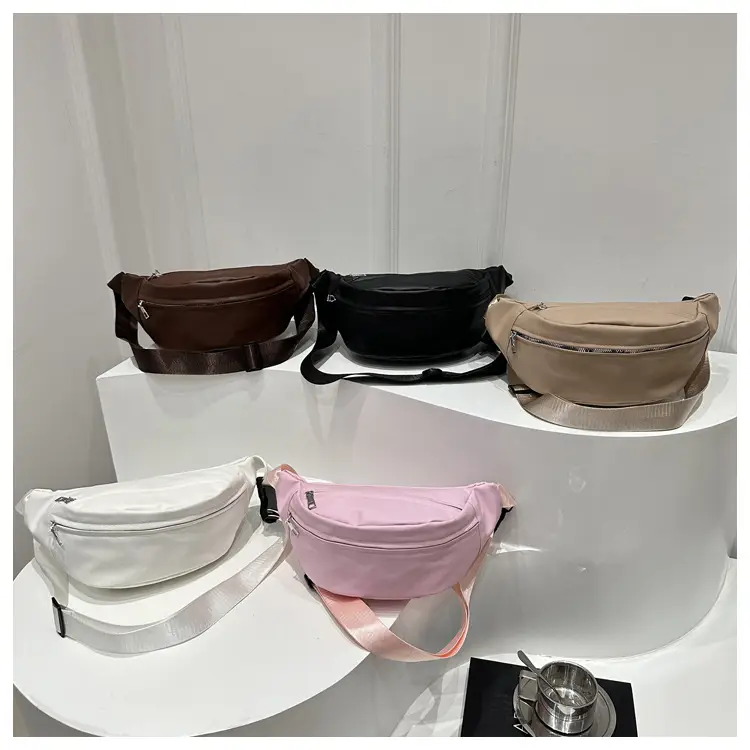 Retro Beige Chest Crossbody Bag 2024 New Fashion — feature 17
