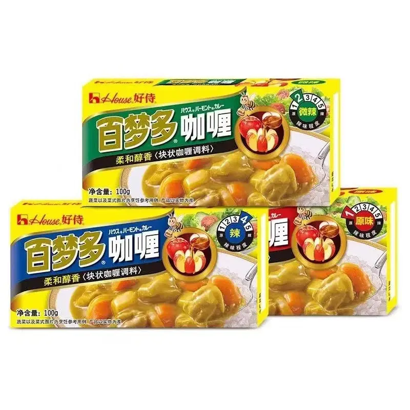 [New Goods] Haoshi Baimunduo Curry Wholesale Instant Household Commercial Curry Rice Baimunduo Original 100g — feature 11