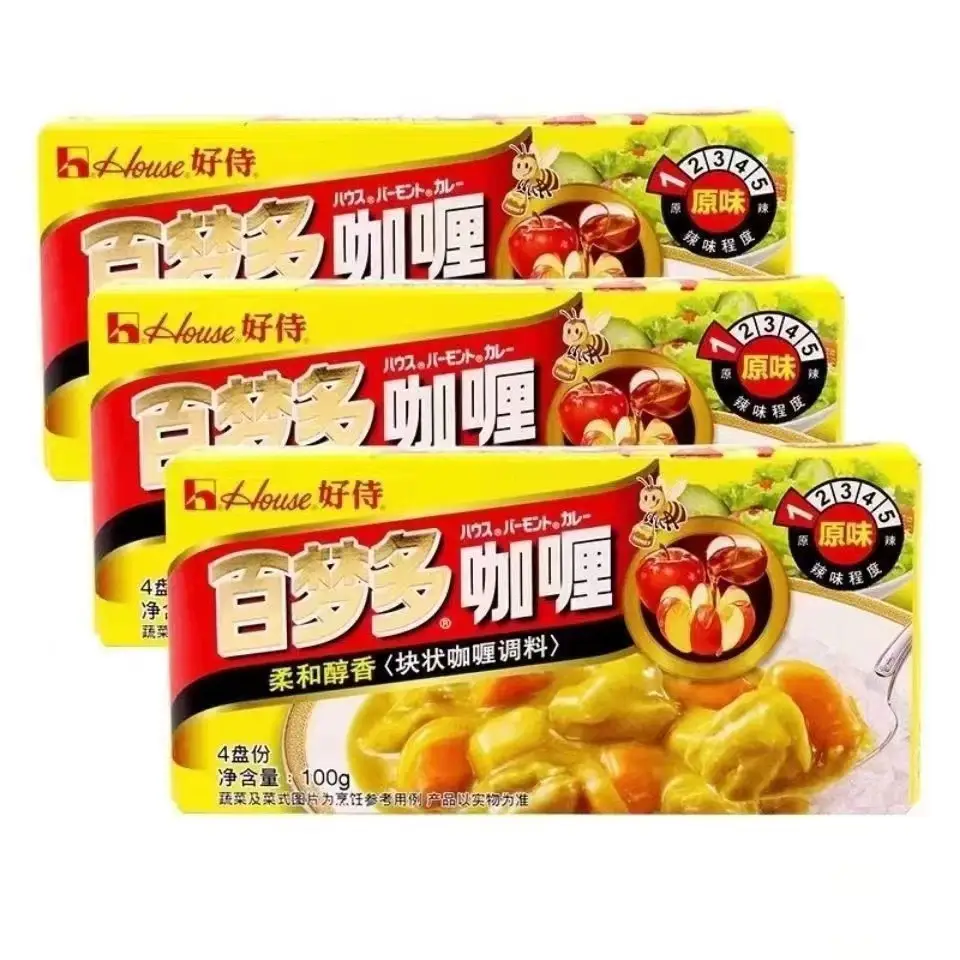 [New Goods] Haoshi Baimunduo Curry Wholesale Instant Household Commercial Curry Rice Baimunduo Original 100g — feature 5