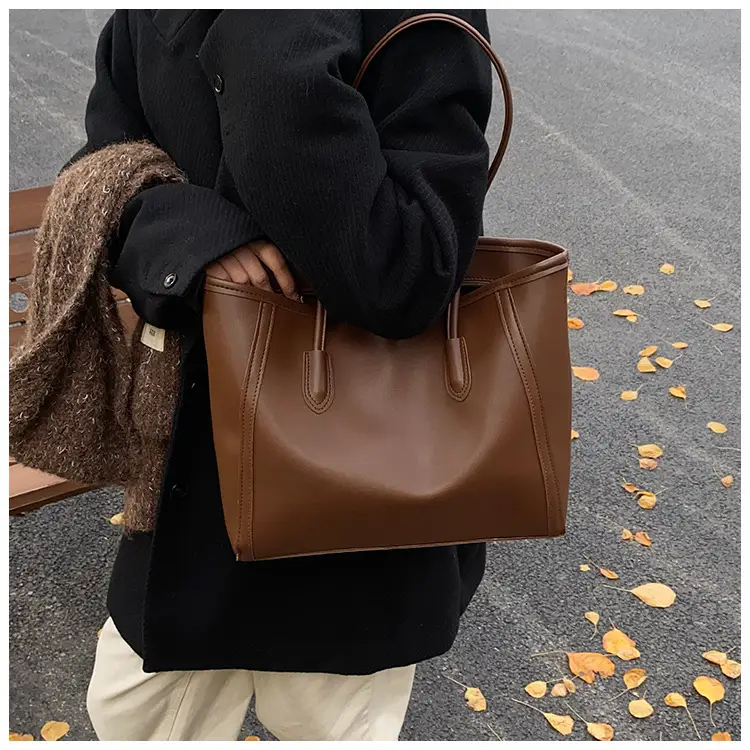 Vintage Korean Style Black Tote Bag for Women — feature 17