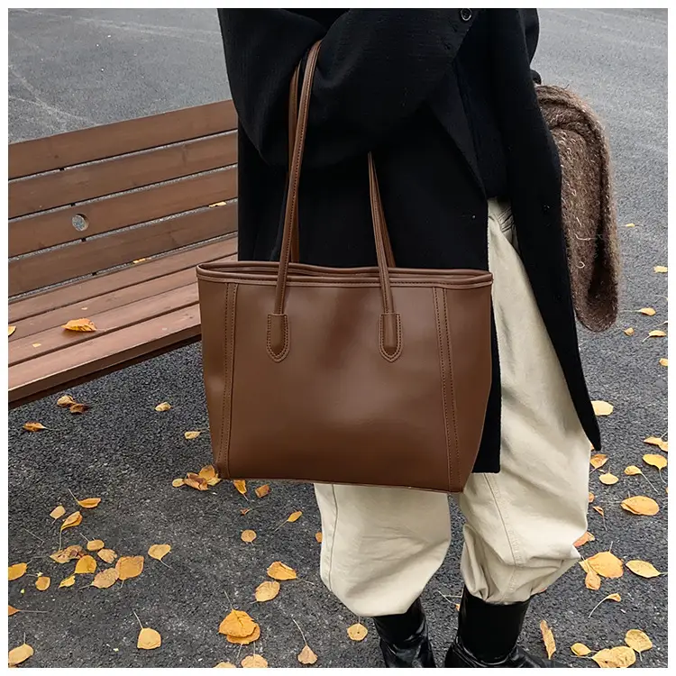Vintage Korean Style Black Tote Bag for Women — feature 18