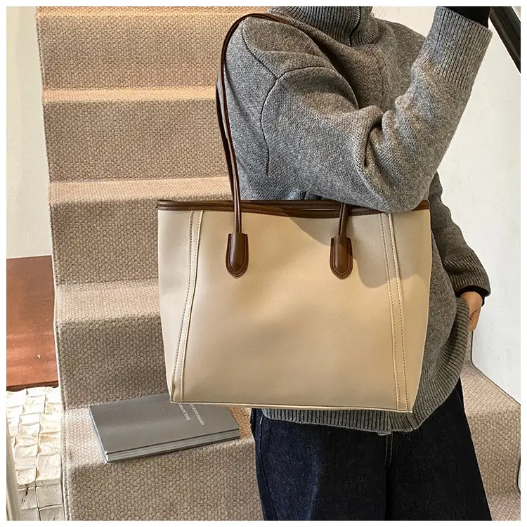 Vintage Korean Style Black Tote Bag for Women — feature 9