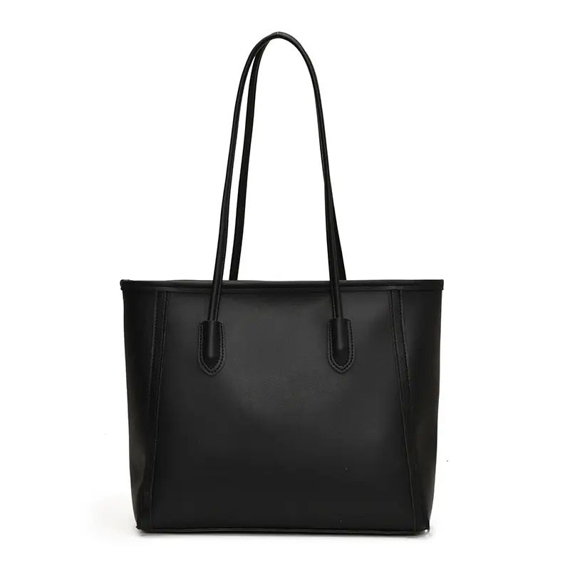 Vintage Korean Style Black Tote Bag for Women - Image 3