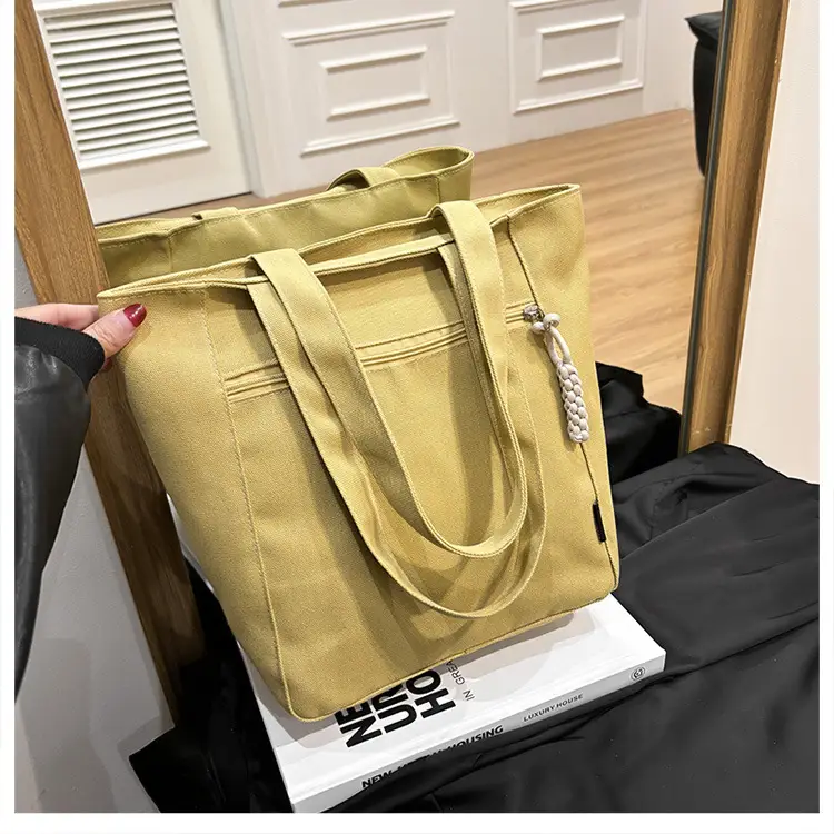 2026 Canvas Single Shoulder Tote Bag for College Students — feature 16