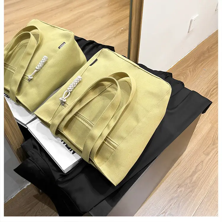2026 Canvas Single Shoulder Tote Bag for College Students — feature 17