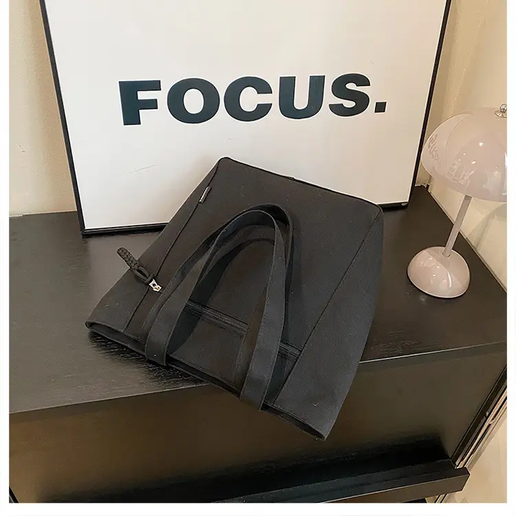 2026 Canvas Single Shoulder Tote Bag for College Students — feature 19