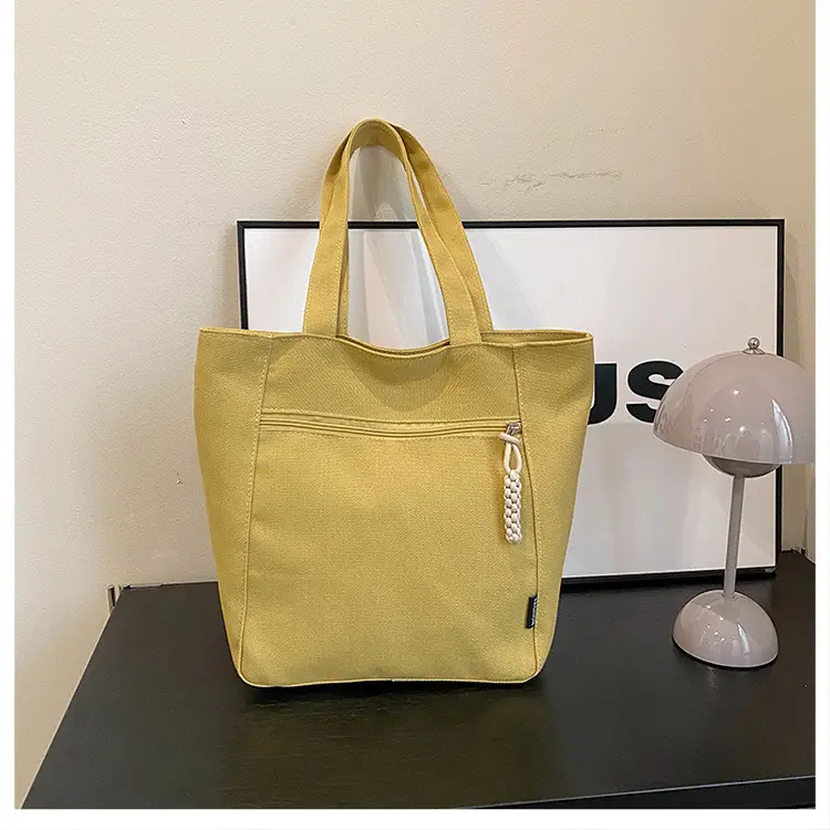 2026 Canvas Single Shoulder Tote Bag for College Students — feature 20