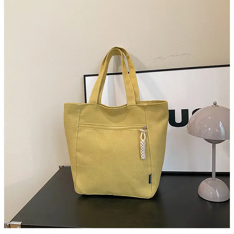 2026 Canvas Single Shoulder Tote Bag for College Students — feature 21