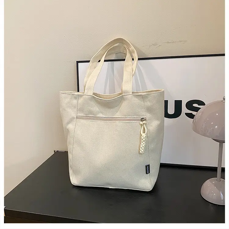 2026 Canvas Single Shoulder Tote Bag for College Students — feature 24