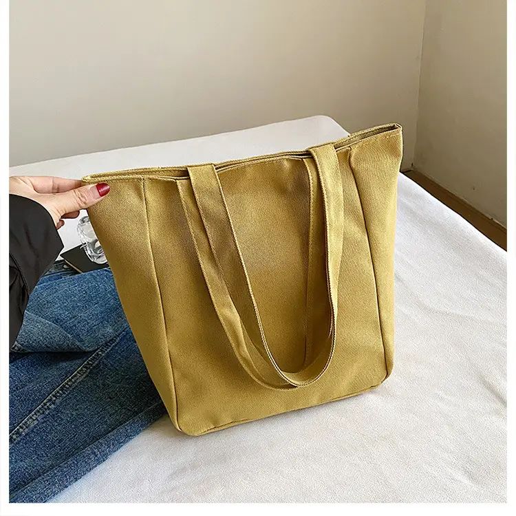 2026 Canvas Single Shoulder Tote Bag for College Students — feature 33