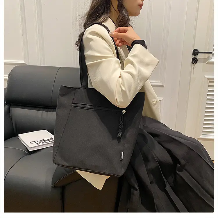 2026 Canvas Single Shoulder Tote Bag for College Students — feature 36