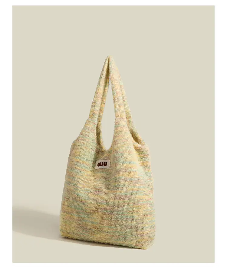 Women Plush Niche Tote Bag Winter Autumn Large Capacity — feature 14
