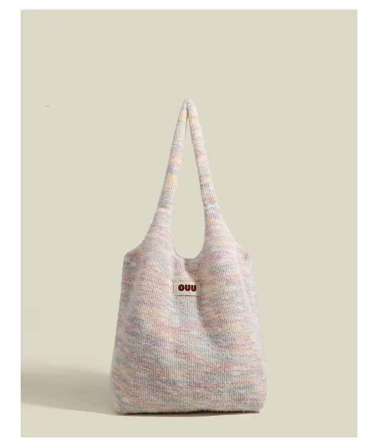 Women Plush Niche Tote Bag Winter Autumn Large Capacity — feature 21