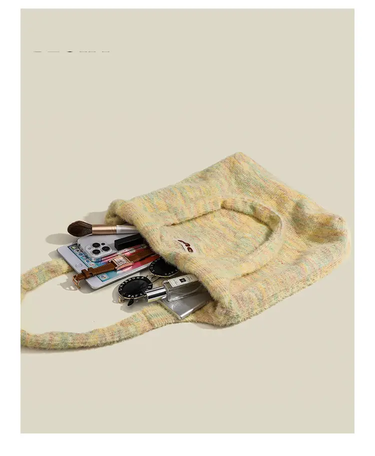 Women Plush Niche Tote Bag Winter Autumn Large Capacity — feature 27