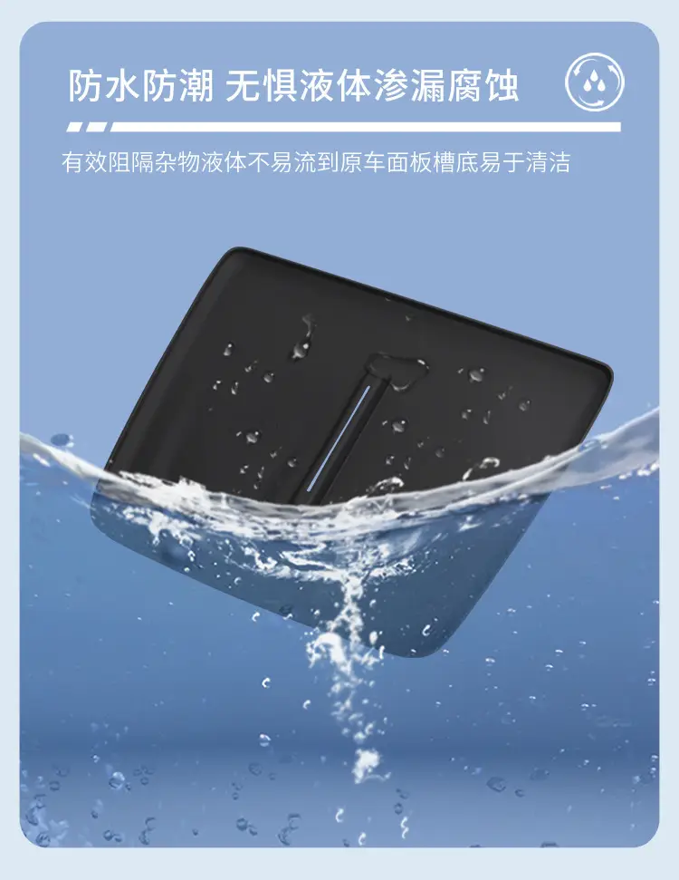Dark Blue Silicone Anti-Slip Charging Mat for 24-26 Models — feature 12