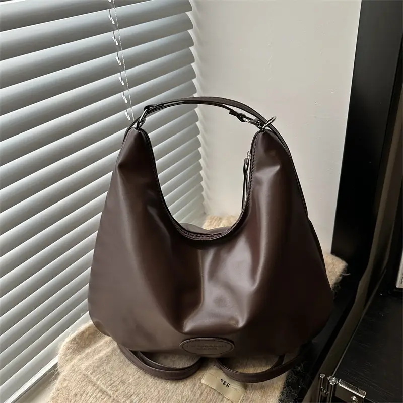 Vintage Brown Shoulder Bag for Women Large Capacity