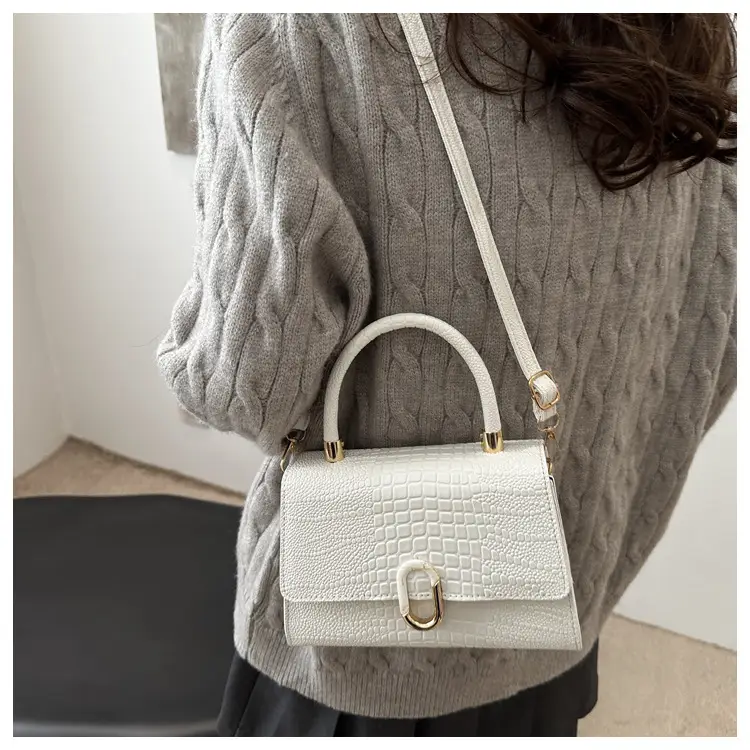 2024 Black Crocodile Crossbody Bag for Women — feature 10