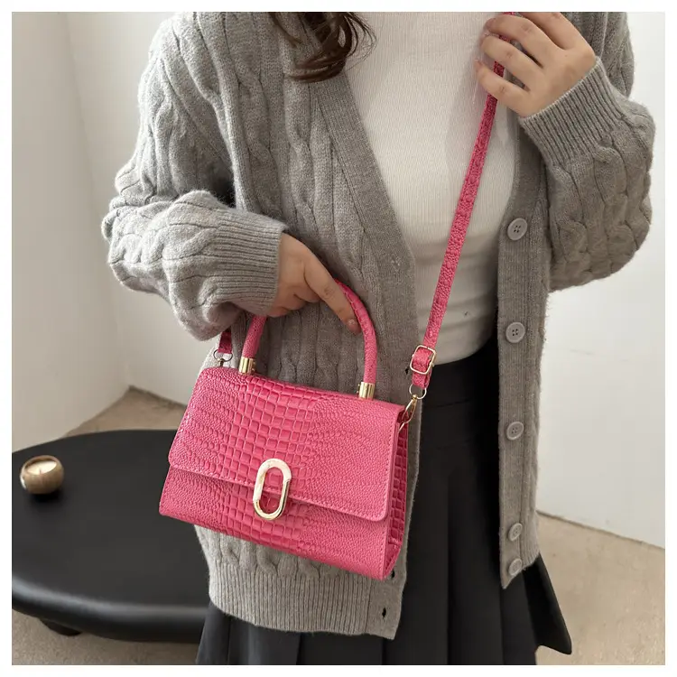 2024 Black Crocodile Crossbody Bag for Women — feature 13