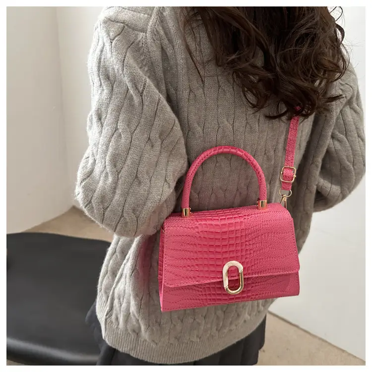 2024 Black Crocodile Crossbody Bag for Women — feature 14