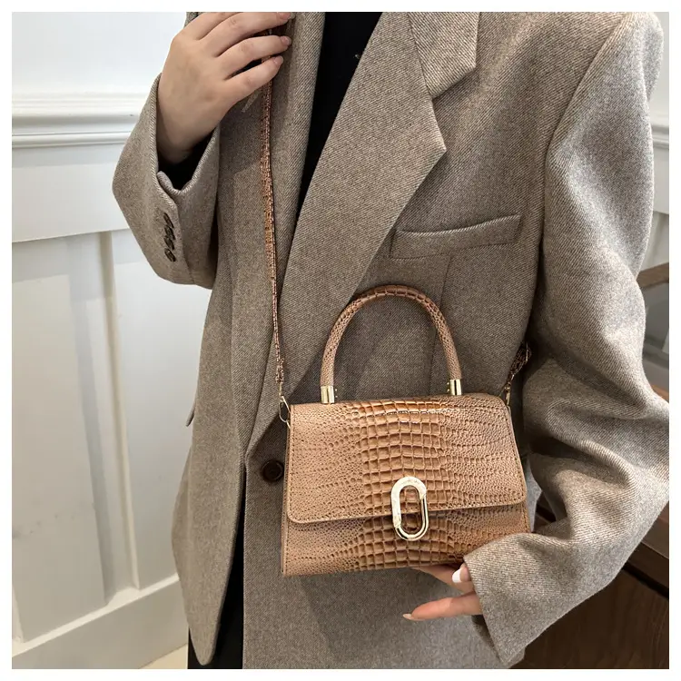 2024 Black Crocodile Crossbody Bag for Women — feature 15