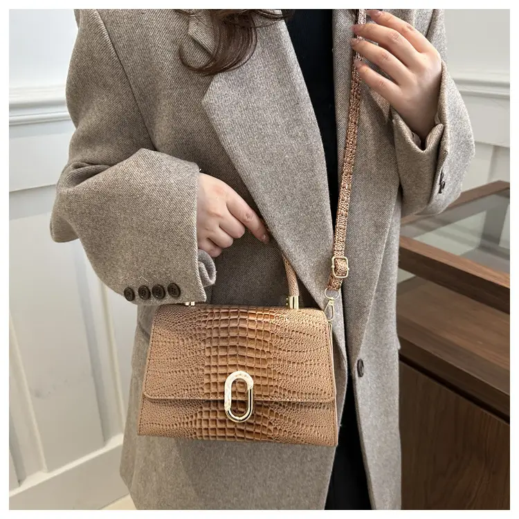 2024 Black Crocodile Crossbody Bag for Women — feature 16