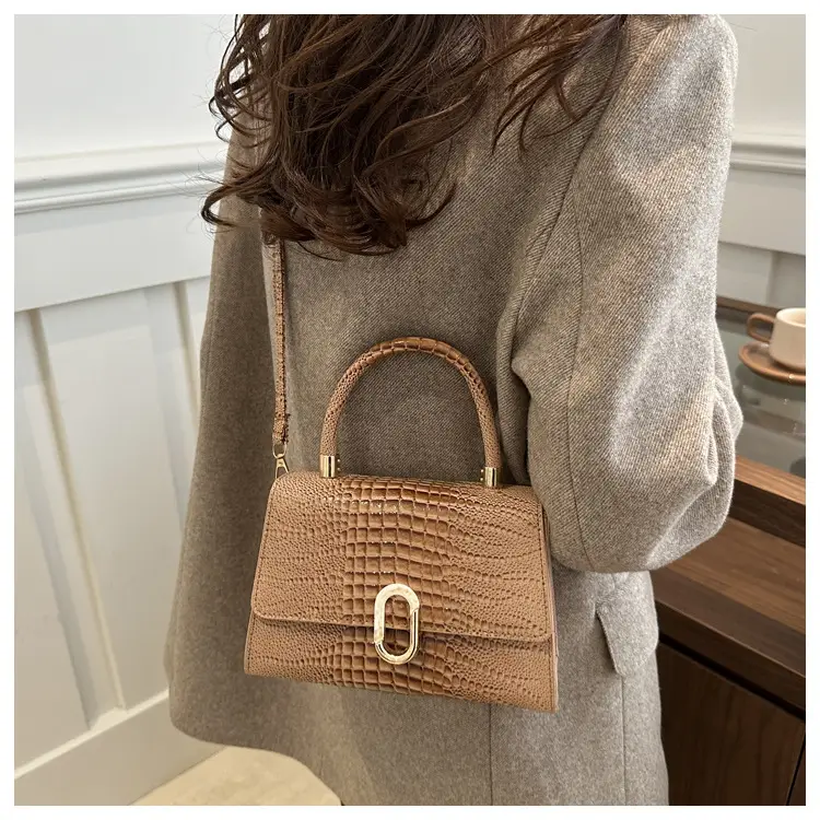 2024 Black Crocodile Crossbody Bag for Women — feature 17