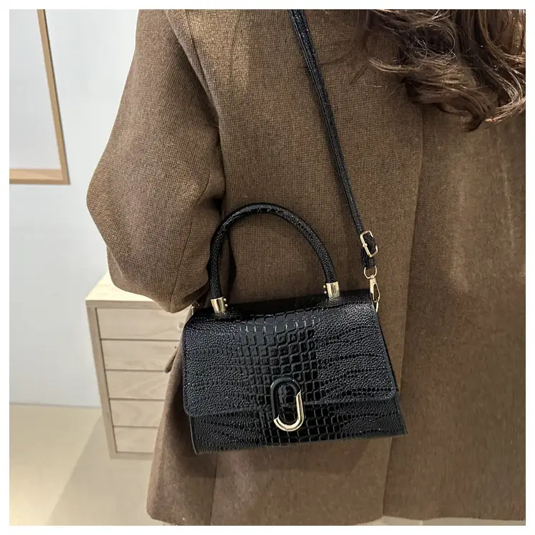 2024 Black Crocodile Crossbody Bag for Women — feature 22