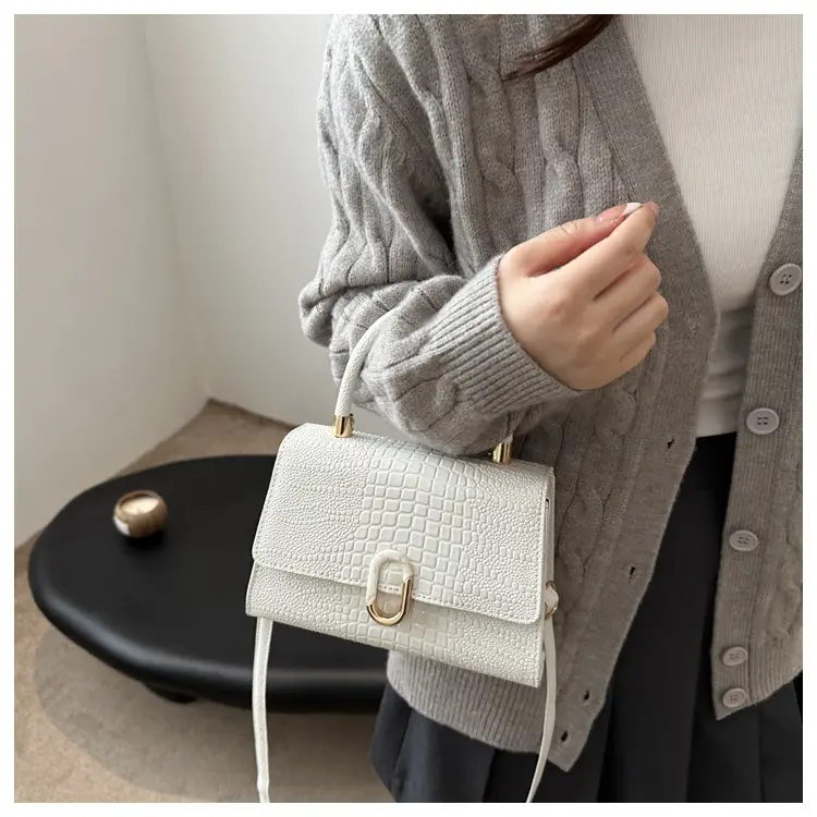 2024 Black Crocodile Crossbody Bag for Women — feature 9