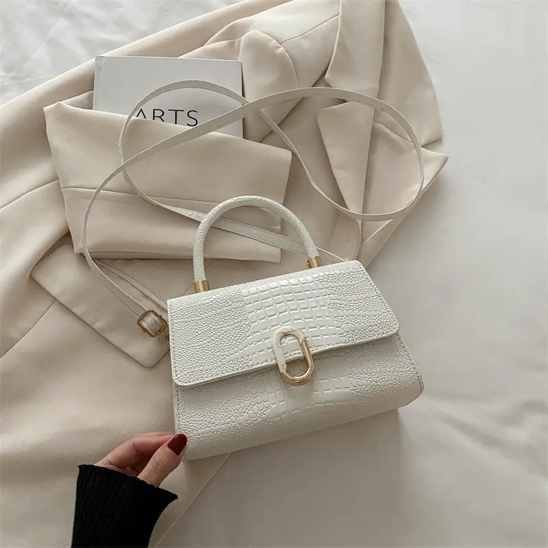 2024 Black Crocodile Crossbody Bag for Women - Image 3