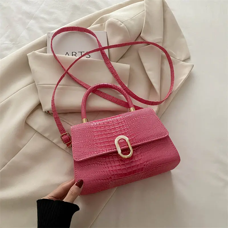 2024 Black Crocodile Crossbody Bag for Women - Image 4