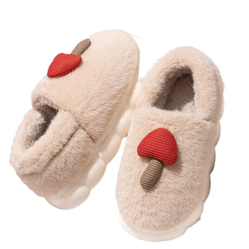 Women's Warm Fluffy Cotton Slippers Winter Cute - Image 16
