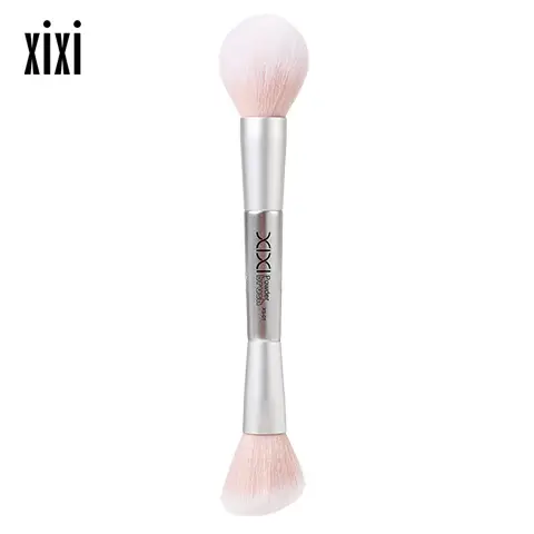 Xixi Double Head Makeup Brushes Pink Soft Long Rod - Image 6