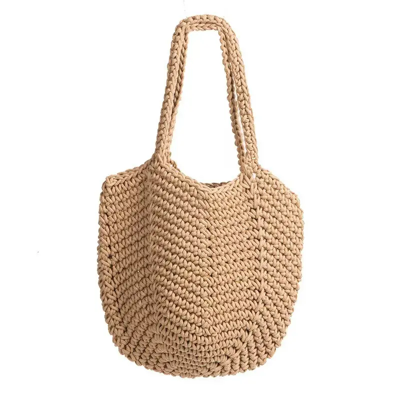 Handmade Woven Straw Bag for Women Large Capacity Beach Bag - Image 7