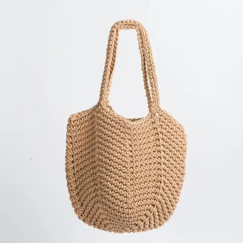 Handmade Woven Straw Bag for Women Large Capacity Beach Bag - Image 2