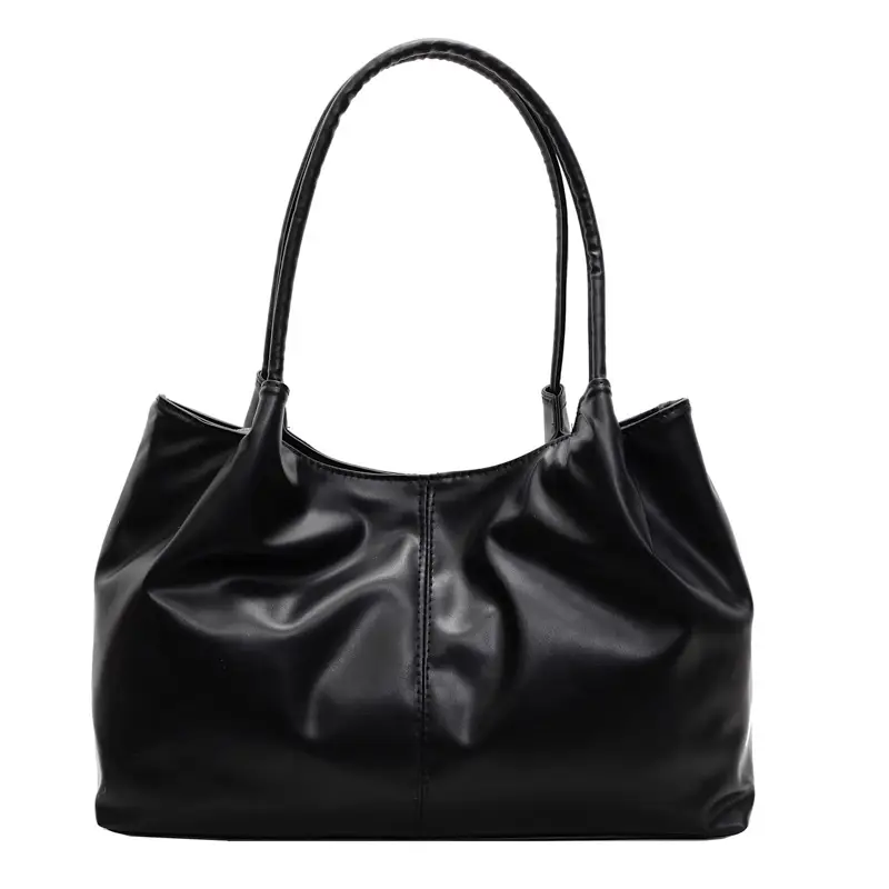 Large Capacity Japanese Korean Fashion Tote Bag Black White