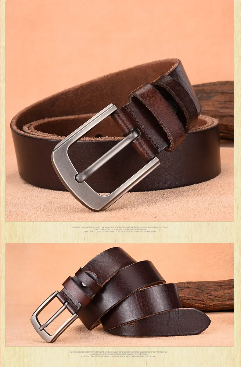 Italian Leather Belt with Silver Buckle — feature 10