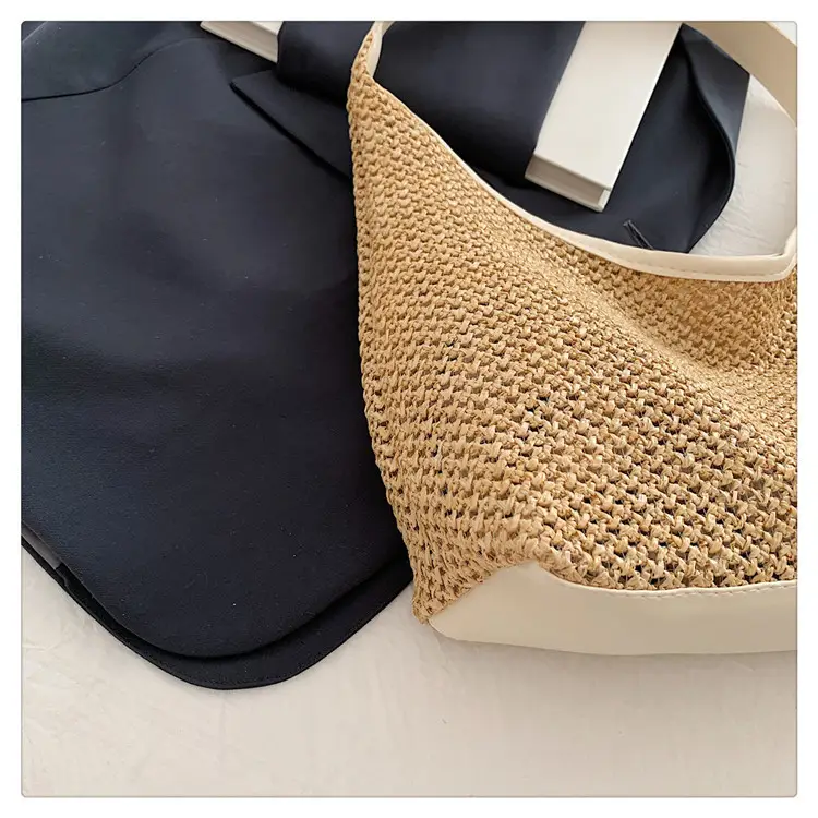 Golden Woven Underarm Bag for Women Large Capacity — feature 26