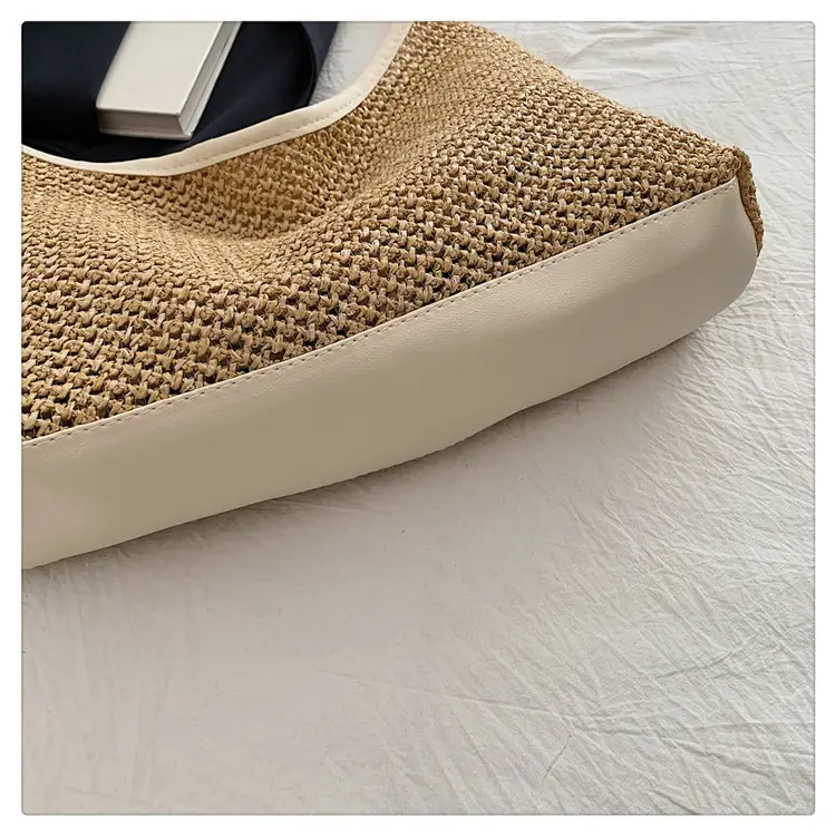 Golden Woven Underarm Bag for Women Large Capacity — feature 27
