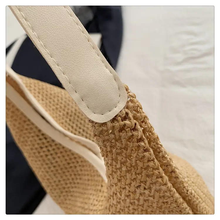Golden Woven Underarm Bag for Women Large Capacity — feature 28